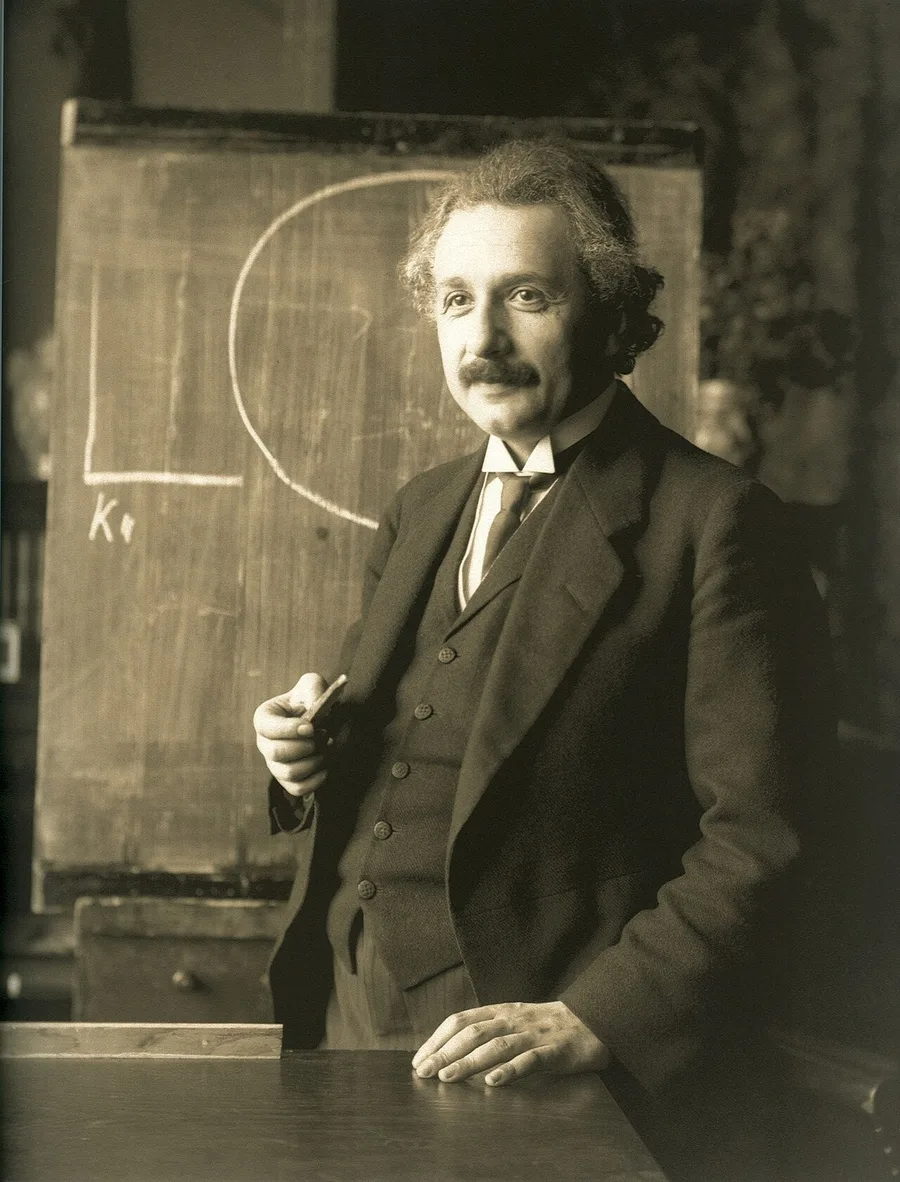Portrait of Albert Einstein in 1921